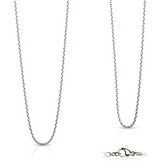 OPE133-020-45 Ocelový řetízek ANKER délka 45 cm, šíře 2 mm