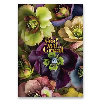 Náčrtník Shkolyaryk Muse Sketch & Note Bloom Dark - A5, čistý, 64 listů