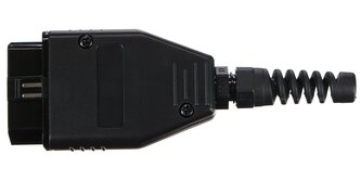 Zástrčka OBD-II s 16 piny pro montáž vlastního kabelu MECHANIC CABLE 29, černá SIXTOL