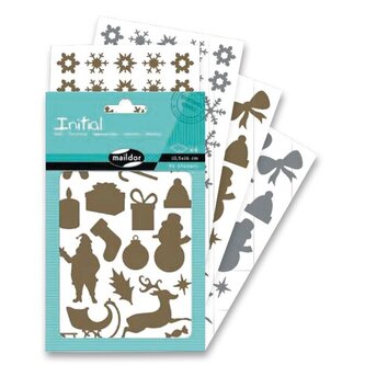 Samolepky Maildor Initial - Vánoce