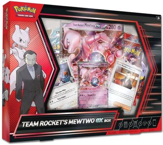 Pokémon TCG: Team Rocket's Mewtwo ex Box