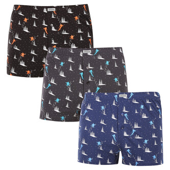 3PACK pánské trenky Andrie vícebarevné (PS 5845) 3XL