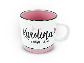 Nekupto Hrnek se jménem KAROLÍNA Pastel