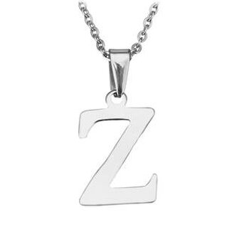 OPD0090-Z Ocelový řetízek s přívěškem iniciála "Z"