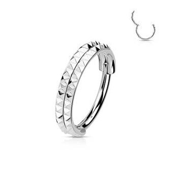 NS0053ST-1210 Segment kruh s hroty - helix / cartilage / tragus piercing