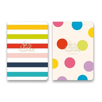 Náčrtník Shkolyaryk Muse Sketch & Note Dots & Stripes - A5, čistý, 64 listů