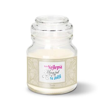 Svíčka Ten nejlepší manžel na světě: 120 g