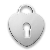 DR1164 Ocelový přívěšek srdce