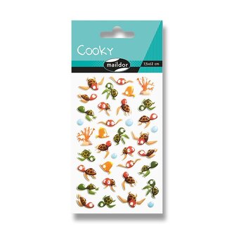 Samolepky Maildor 3D Cooky - Mořské želvy