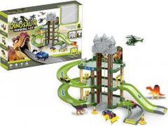 Parking wielopoziomowy z dinozaurami 57el