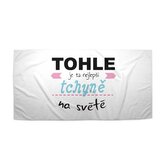 Ručník Tohle je ta nejlepší tchyně na světě: 50x100 cm