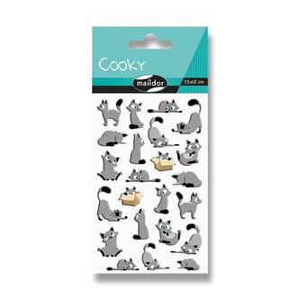 Samolepky Maildor 3D Cooky - Kočky