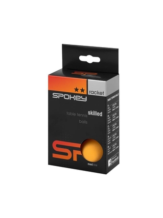 Spokey - SKILLED-Pingpongové míčky 2* oranžové , 6 ks