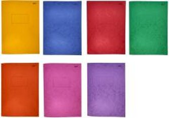 Zeszyt A4/60K kratka z preszpanu mix (10szt)