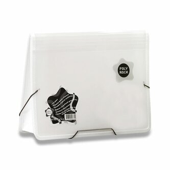 Desky na dokumenty Poly Rock, A4 - bílá