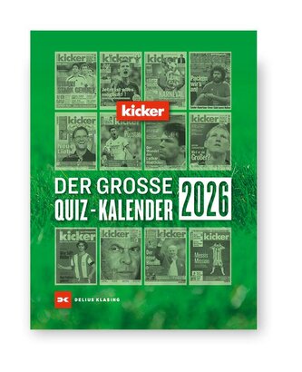 Der große kicker Quiz-Kalender 2026