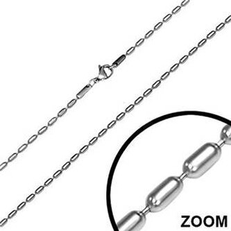 OPE1031-015-45 Ocelový řetízek oválkový
