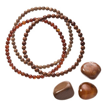 EG1264 Náramky s minerálními kameny achát, avanturine