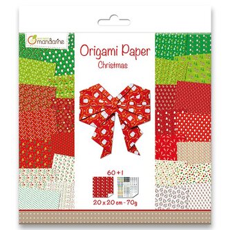Sada papírů Clairefontaine Origami Christmas 1 - 60 listů