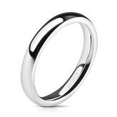 NSS1027-64 Dámský ocelový prsten šíře 3 mm