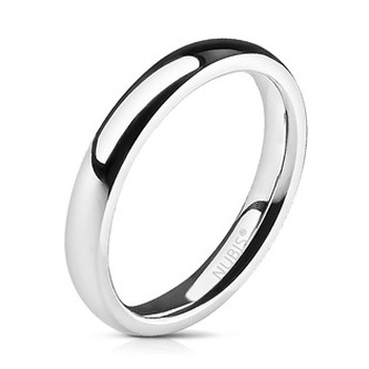NSS1027-64 Dámský ocelový prsten šíře 3 mm