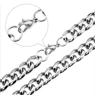 OPE1240-010-60 Pánský ocelový řetěz, tl. 10 mm, délka 60 cm