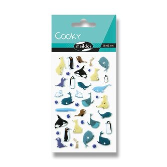 Samolepky Maildor 3D Cooky - Polární zvířátka