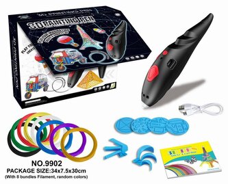 Długopis 3D + wkłady 9902