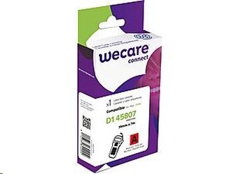 WECARE ARMOR páska pro DYMO S0720870, černá/červená, 19mm x 7m