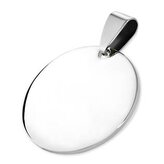 DR1100-25 Ocelový přívěšek kruh 25 mm