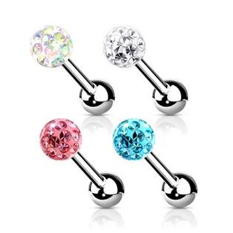 CP1076-AB Cartilage piercing do ucha - duhová