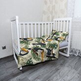 Dětské povlečení do postýlky Tukan: 100x135 / 40x60