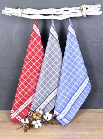 Luxusní kuchyňské utěrky, DOLCE MIX egyptská bavlna set 3 ks