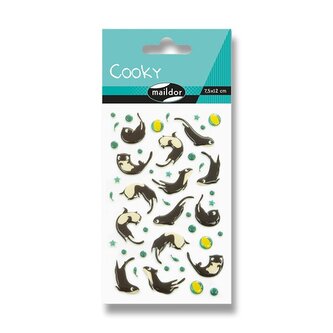 Samolepky Maildor 3D Cooky - Vydry