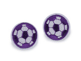 Nažehlovačka fotbalový míč - 10 ks - 3 fialová bílá