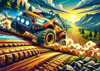 ART PUZZLE Puzzle Rallye 200 dílků