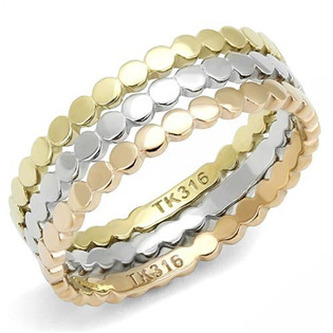 AL-0117-60 Trojitý ocelový prsten