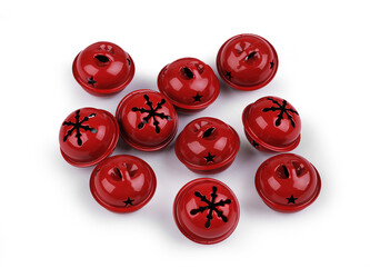 Rolničky Ø30 mm - 10 ks - 2 červená