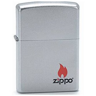 20199 ZIPPO Logo - benzínový zapalovač matný