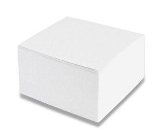 Poznámkový bloček - nelepený - 90 × 90 × 50 mm, 500 listů