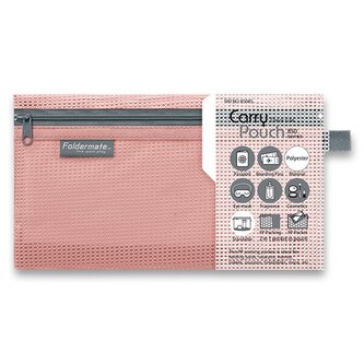Síťovaná plastová obálka Foldermate Pop Gear, DL - růžová