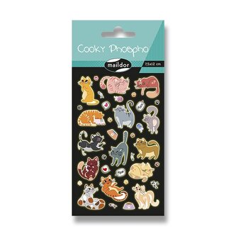 Samolepky Maildor 3D Cooky Phospho - Kočky