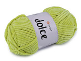 Pletací žinylková příze Dolce 100 g - 1 ks - 40 (799) zelená past.sv.