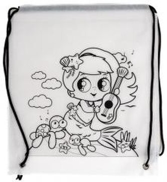 Worek szkolny do malowania Tinting syrenka