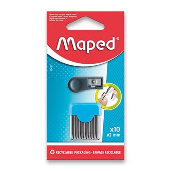 Náhradní tuhy do kružítka Maped s ořezávátkem - 10 ks Náhradní tuhy do kružítka Maped s ořezávátkem - 10 ks