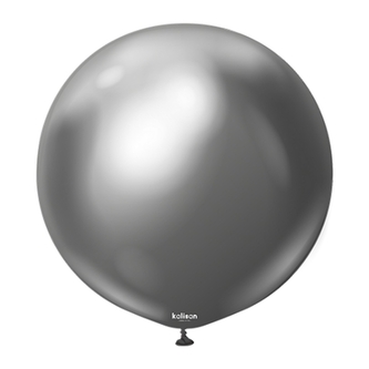 Balonek chromový tmavě šedý, Mirror Space Grey – 90 cm/36"