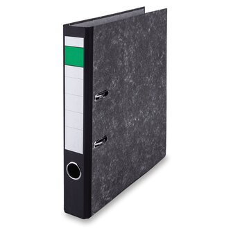 Pákový pořadač  A4, černý mramor - 50 mm