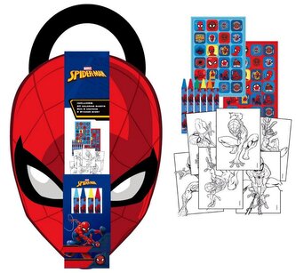 Kreativní set s omalovánkami Marvel: Spiderman (29 x 28 x 1 cm)