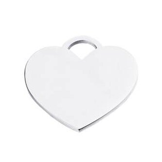 DR1306 Ocelový přívěšek srdce