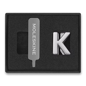 Ozdoba na zápisník Moleskine, písmena abecedy - písmeno K